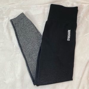 Gymshark Leggings Black Ombré Size XS
